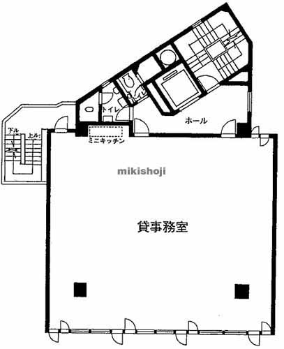 西池袋の地得ビル 平面1