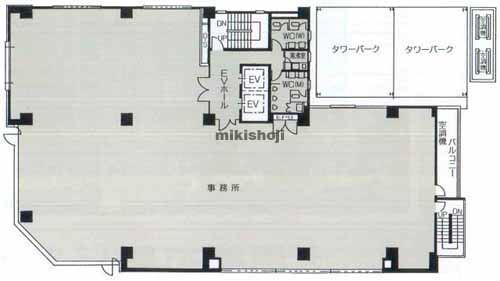 新宿・歌舞伎町の大橋御苑駅ビル 平面1