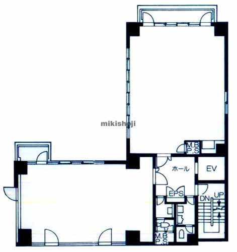 日本橋茅場町・兜町のビルックス茅場町 平面1