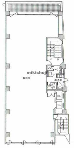 代々木・元代々木町の代々木センタービル 平面1