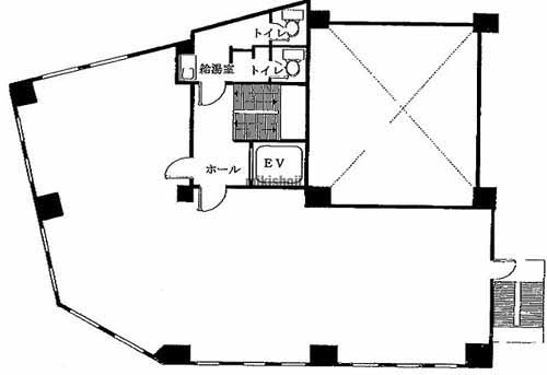 南大井の大森レインボービル 平面1
