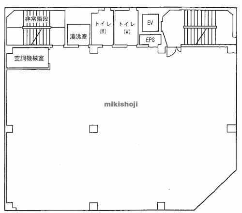 西池袋の藤久ビル西２号館 平面1