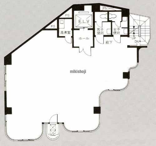 千駄木・根津のワコーレ千駄木ビル 平面1