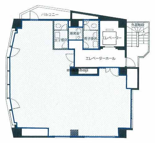 麻布台・東麻布のＴＯＷＥＲ　ＦＲＯＮＴ　神谷町 平面1