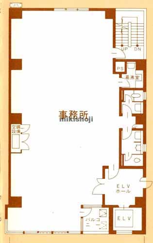 日本橋本町の千城ビル 平面1