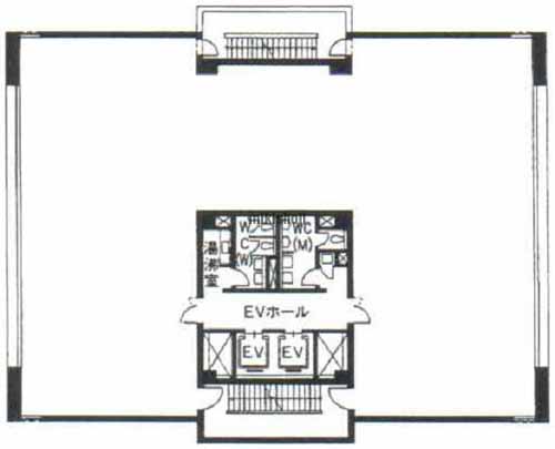 上野・秋葉原の上野駅前第一生命ビルディング 平面1