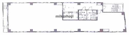 日本橋人形町・堀留町・小舟町・富沢町のログズ日本橋堀留ビル 平面1