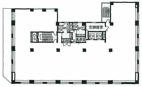 亀戸の日土地亀戸ビル 平面1