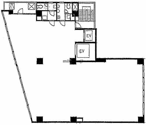 日本橋箱崎町・中洲の日本橋ウッドフィールド 平面1