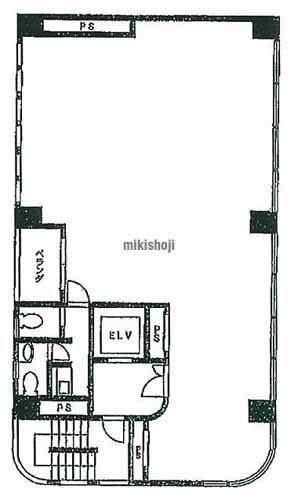 広尾の広尾西川ビル 平面1