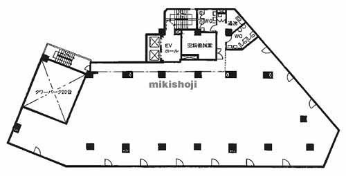 大井の大井町センタービル 平面1