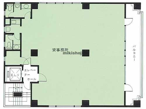 九段北の一口坂ＴＳビル 平面1