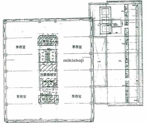 上大崎の本多電機ビル 平面1