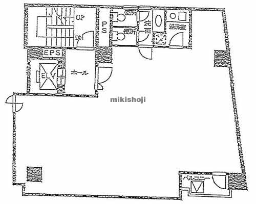 隼町・平河町のパレスサイド千代田 平面1