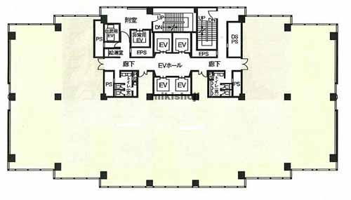 湊・明石町のニチレイ明石町ビル 平面1