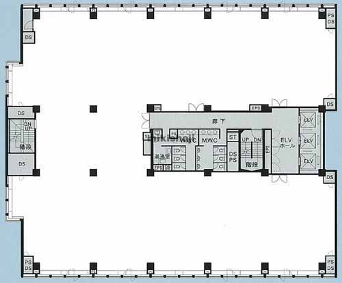 虎ノ門・愛宕のメトロシティ神谷町 平面1