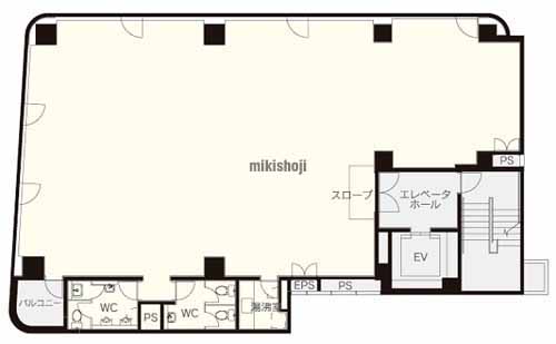 日本橋本町の日幸小津ビル 平面1