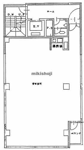 南池袋の第３中野ビル 平面1