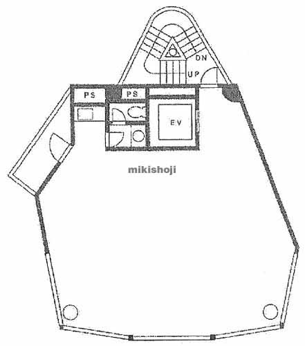 麻布台・東麻布のランドコム麻布台ビル 平面1