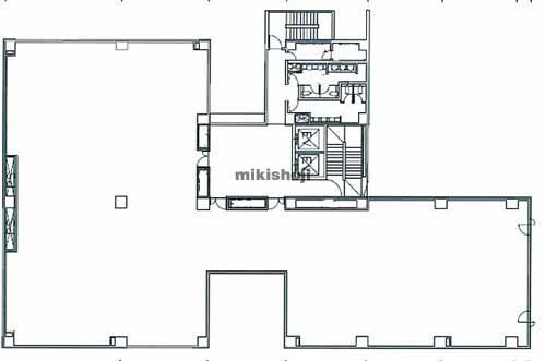 下宮比町・揚場町のＫＤＸ飯田橋ビル 平面1
