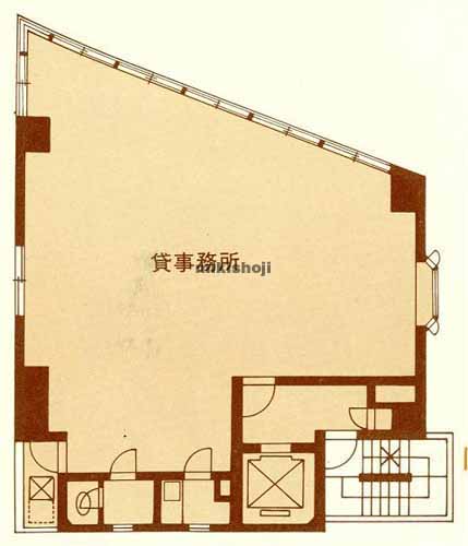 神田須田町の神田荒木ビル 平面1