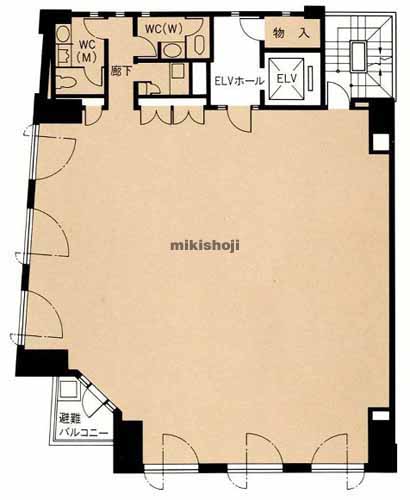 九段北の九段誠和ビル 平面1