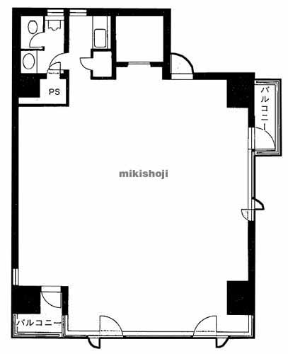 西五反田の五反田アルファビル 平面1