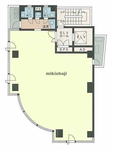 九段北の井門九段下ビル 平面1