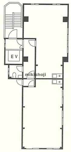 門前仲町・永代・富岡の明和ビル 平面1