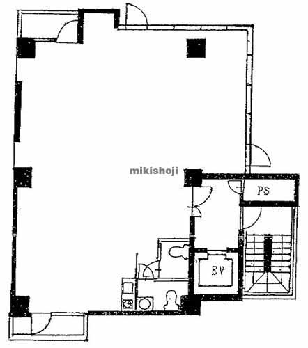 恵比寿西のルネスＥ・Ｂ・Ｉビル 平面1