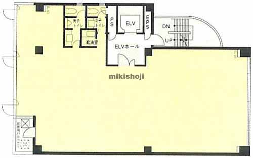 入船・新富のＴＳＵＫＩＪＩ　ＥＡＳＴ　ＳＱＵＡＲＥ 平面1