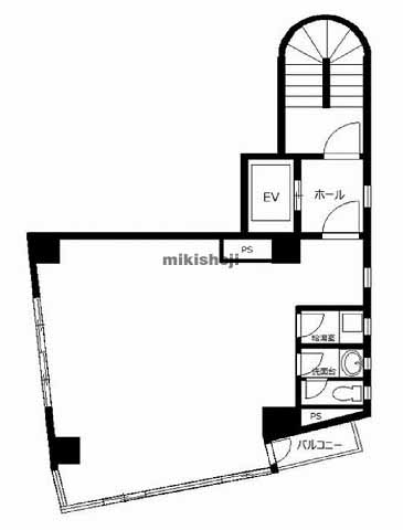 九段北の九段中坂ビル 平面1