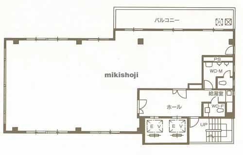八丁堀千島ビル 平面1