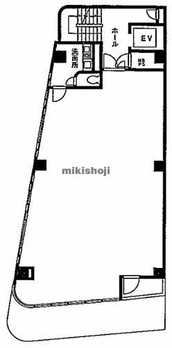 北新宿のウィンド北新宿ビル 平面1