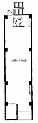 渋谷の郁文堂ビル 平面1