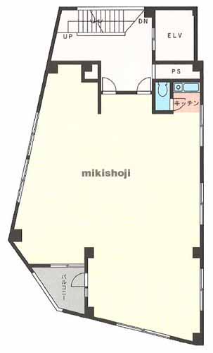 日本橋箱崎町・中洲の箱崎ＹＭビル 平面1