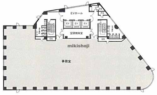 初台のシモモトビル 平面1