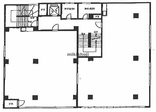 門前仲町・永代・富岡の霜ビル１ 平面1