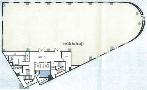 五反田フラットアイアンビル 平面1