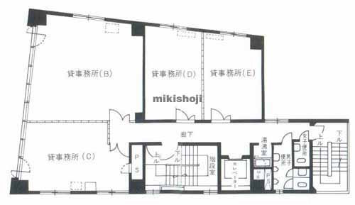 越一ビル 平面1