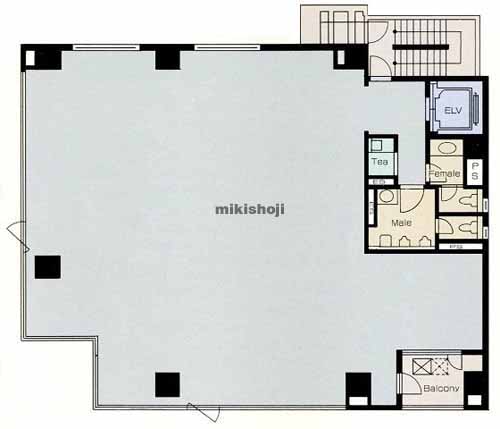 ＋ＳＨＩＦＴ　ＧＩＮＺＡ　ＥＡＳＴ 平面1