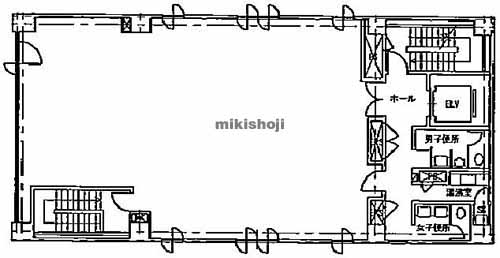 芝公園の興和芝公園ビル 平面1