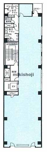 神田神保町の田村ビル 平面1