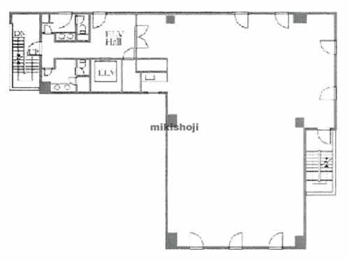 南麻布・元麻布・麻布十番のプラスアストルビル 平面1