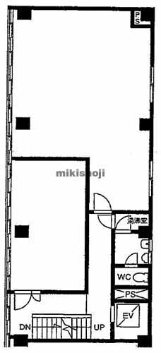 銀座の東洋ライスビル 平面1