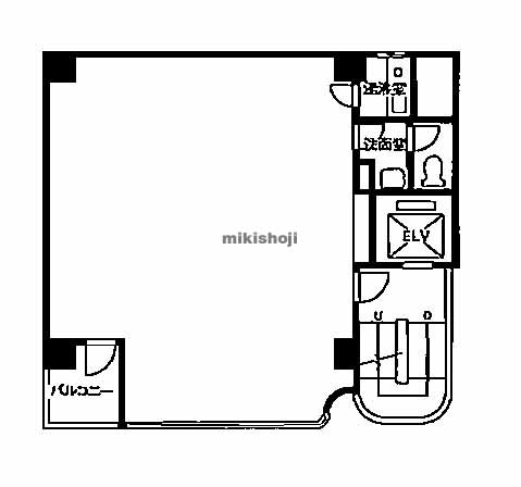 浜町野島ビル 平面1