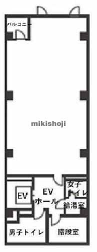 渋谷の渋谷Ｓ－６ビル 平面1