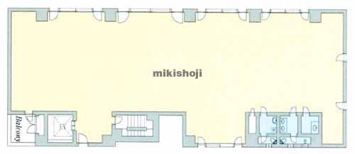 三田のプレクスビルディング 平面1