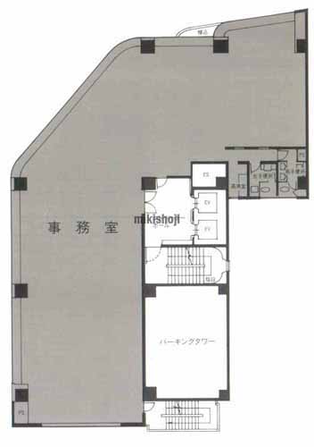 八丁堀の八丁堀第一生命ビルディング 平面1