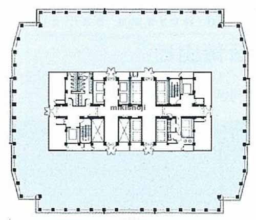 赤坂パークビル 平面1